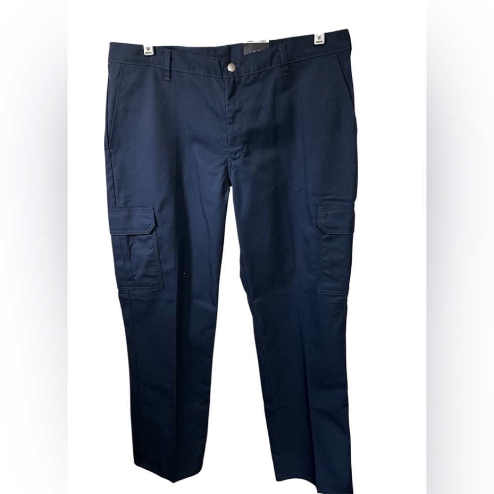 NWT Dickies Blue Industrial Cargo Pants Sz 38x30